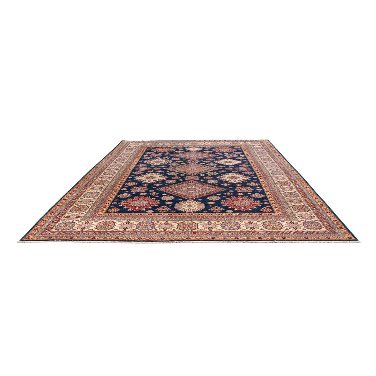 Ziegler Carpet - Kazak - 410 x 305 cm - mörkblå