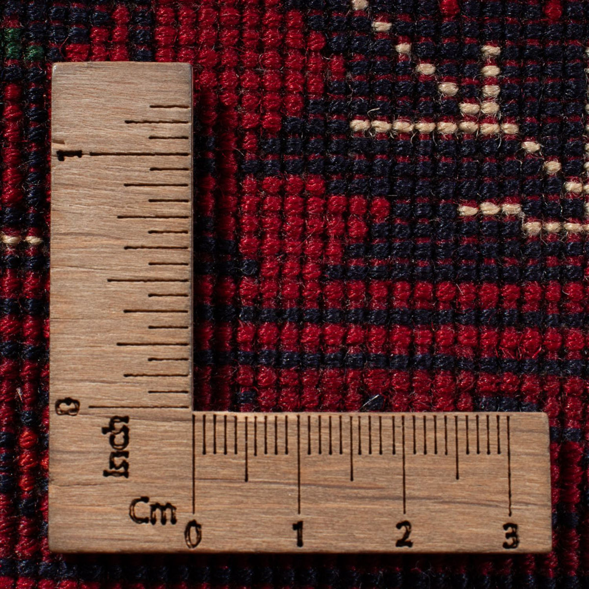 Afghansk matta - 397 x 295 cm - röd