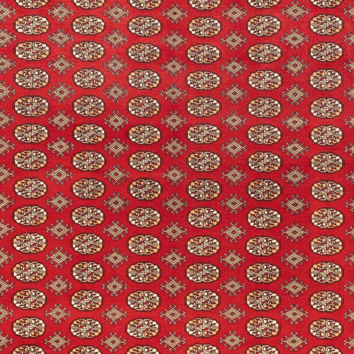 Afghansk matta - Bukhara - 418 x 310 cm - ljusröd