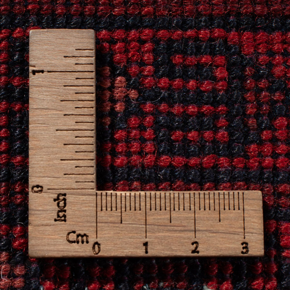 Afghansk matta - Kunduz - 366 x 297 cm - röd