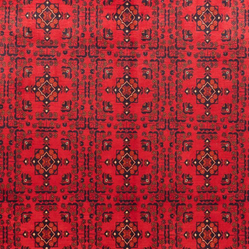 Afghansk matta - Kunduz - 382 x 309 cm - röd