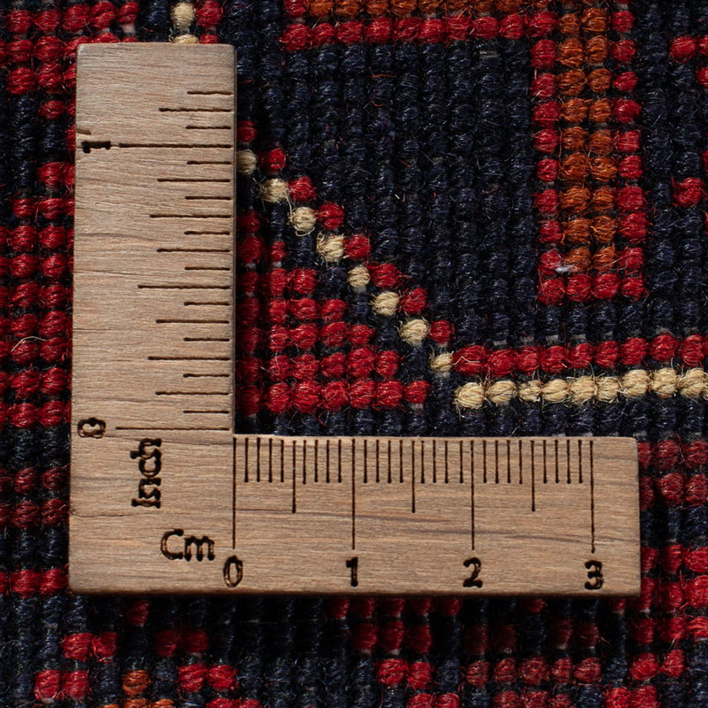 Afghansk matta - Kunduz - 382 x 309 cm - röd