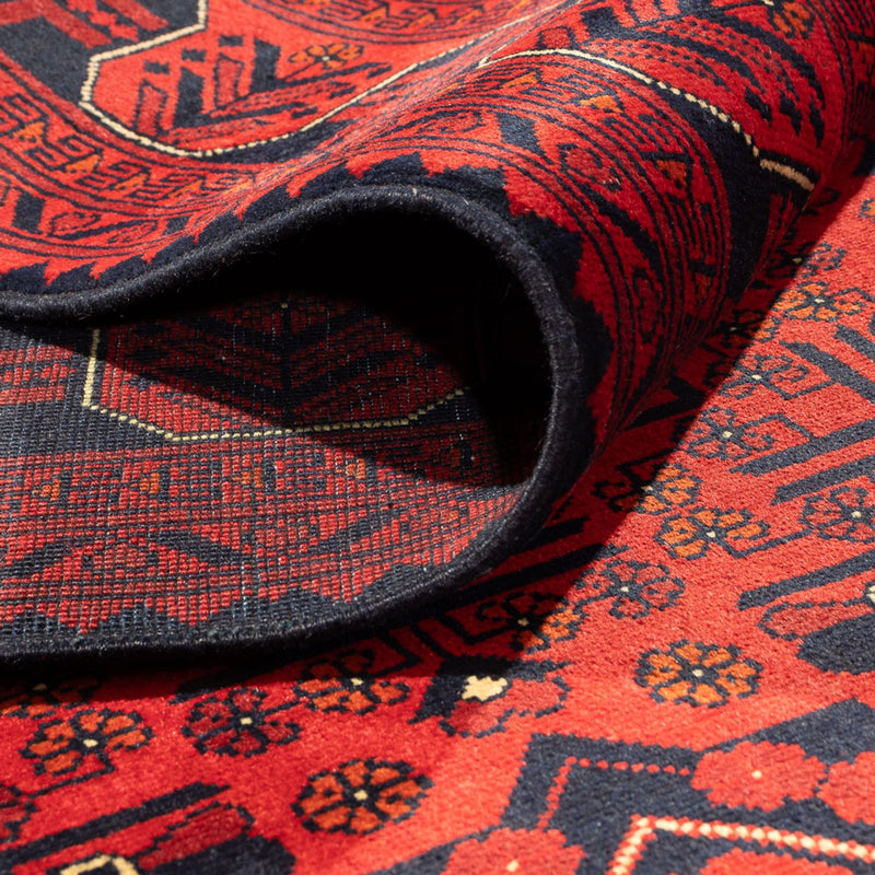 Afghansk matta - Kunduz - 383 x 300 cm - röd