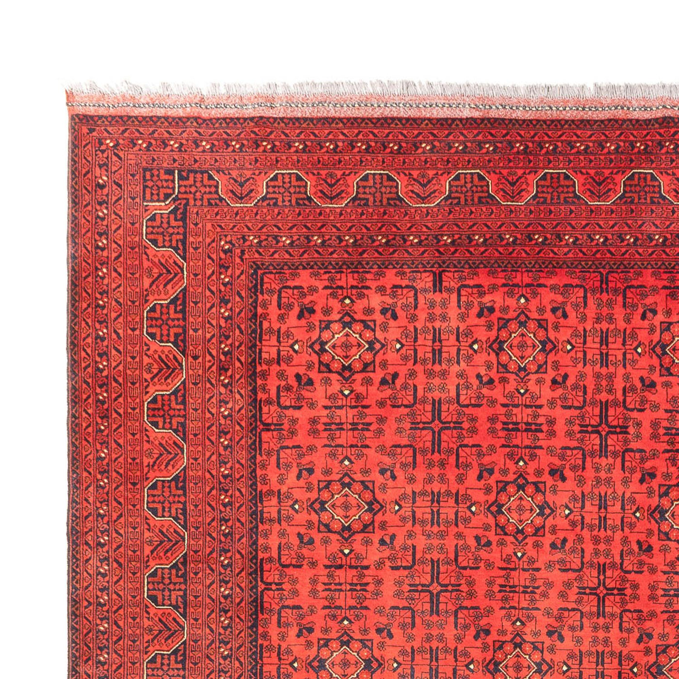Afghansk matta - Kunduz - 393 x 300 cm - röd