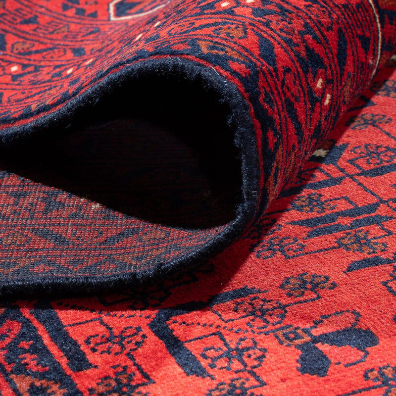 Afghansk matta - Kunduz - 393 x 300 cm - röd