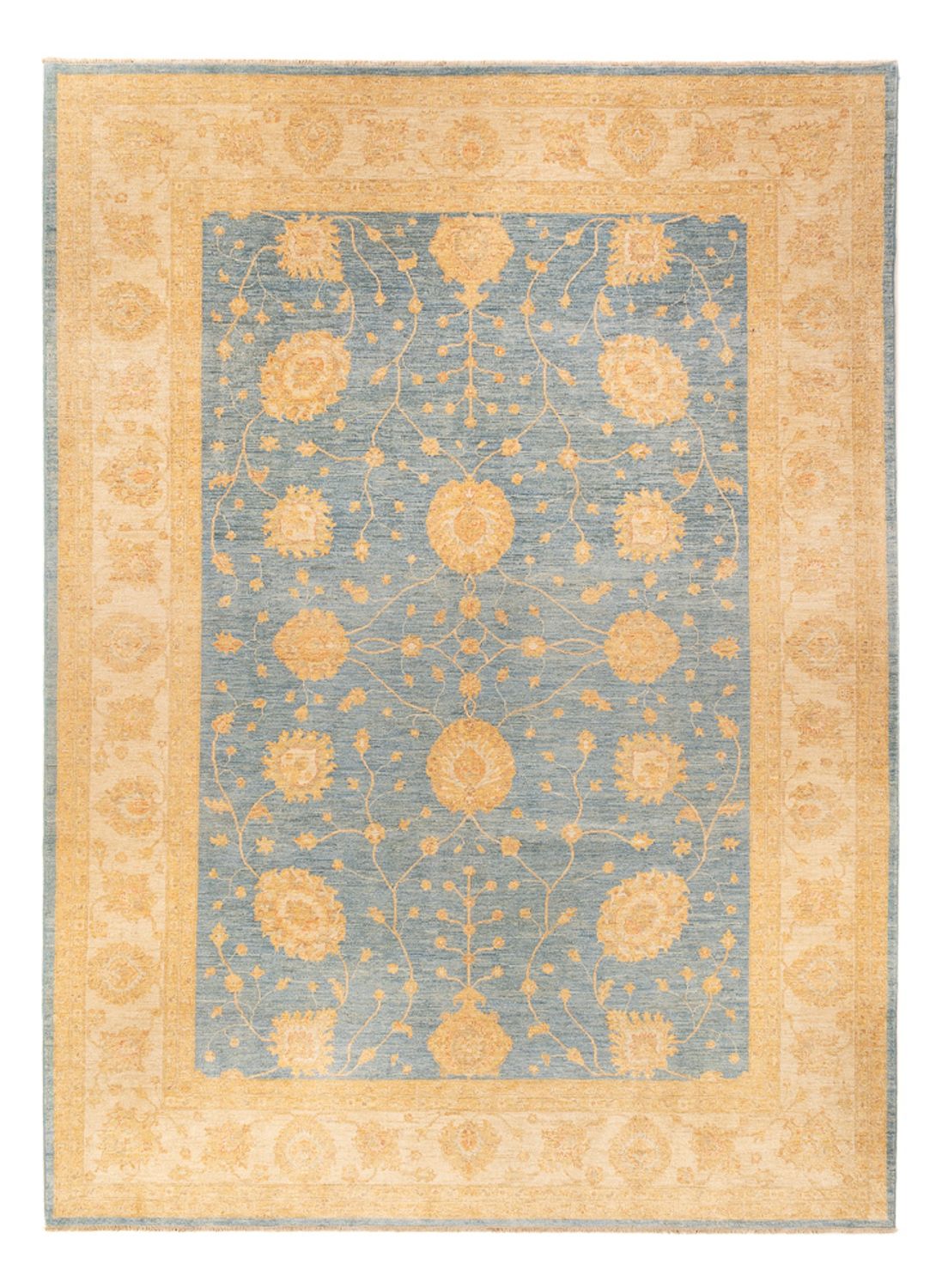 Ziegler Carpet - 369 x 273 cm - havsblått