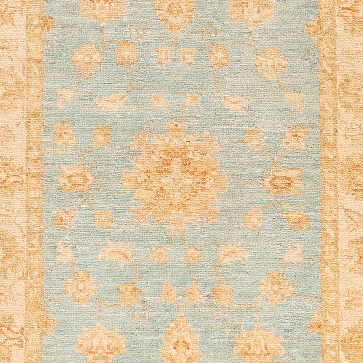 Runner Ziegler Carpet - 400 x 77 cm - turkos
