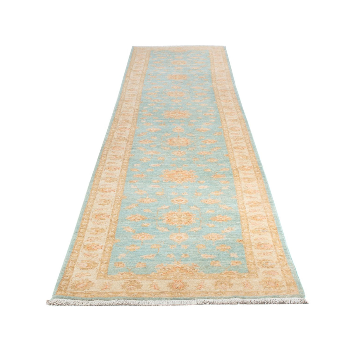 Runner Ziegler Carpet - 400 x 77 cm - turkos