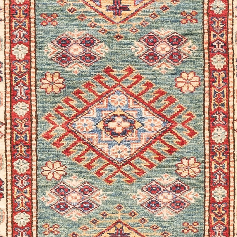 Runner Ziegler Carpet - Kazak - 294 x 84 cm - turkos