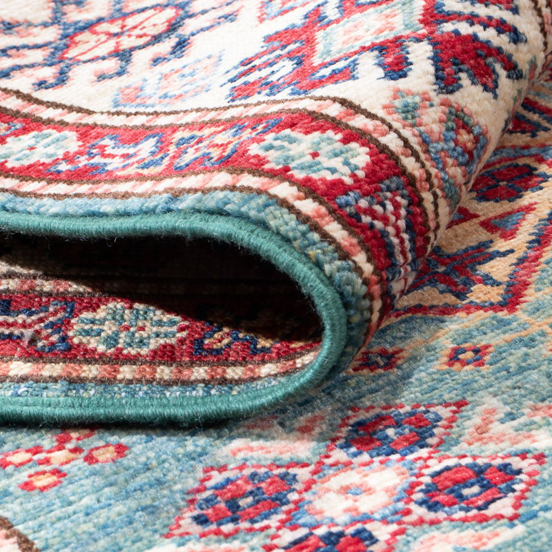 Runner Ziegler Carpet - Kazak - 294 x 84 cm - turkos