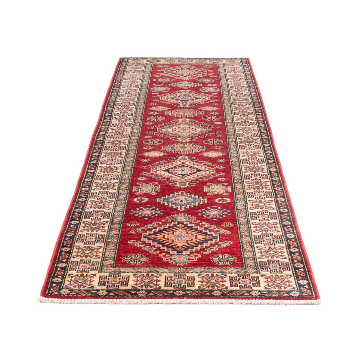 Runner Ziegler Carpet - Kazak - 302 x 80 cm - röd
