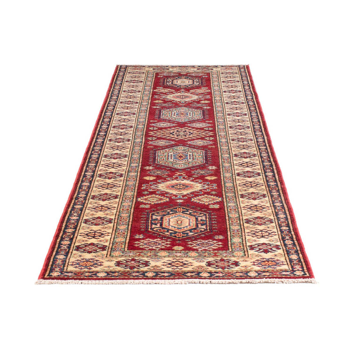Runner Ziegler Carpet - Kazak - 304 x 80 cm - röd