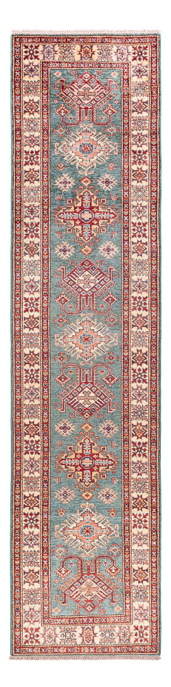 Runner Ziegler Carpet - Kazak - 327 x 78 cm - ljusgrön