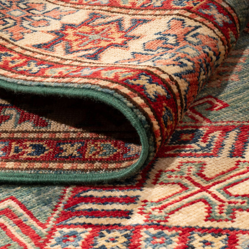 Runner Ziegler Carpet - Kazak - 327 x 78 cm - ljusgrön