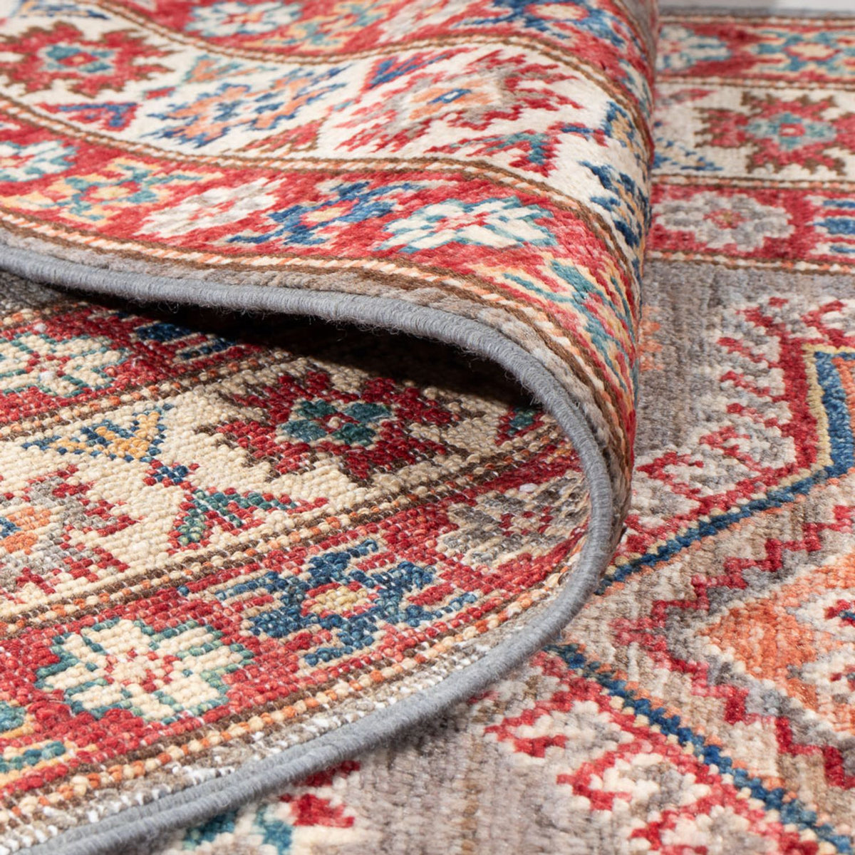 Runner Ziegler Carpet - Kazak - 294 x 78 cm - mörk beige