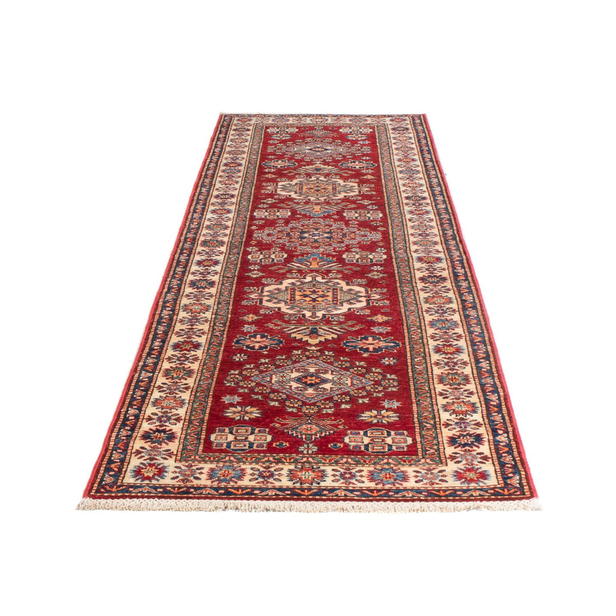 Runner Ziegler Carpet - Kazak - 302 x 79 cm - röd
