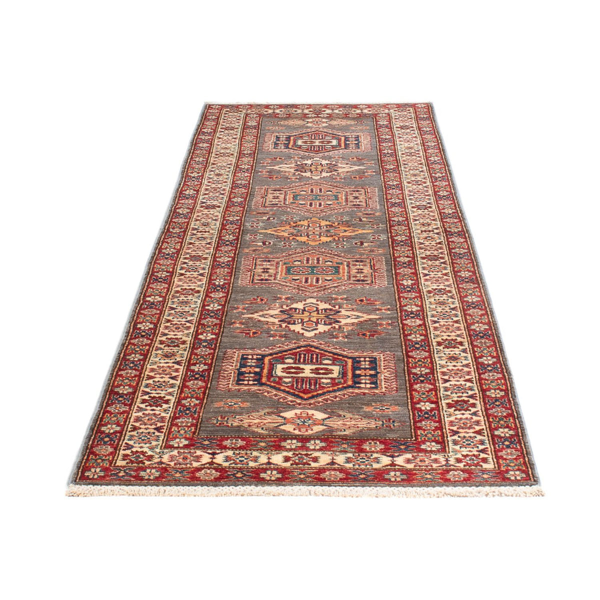 Runner Ziegler Carpet - Kazak - 294 x 80 cm - mörk beige