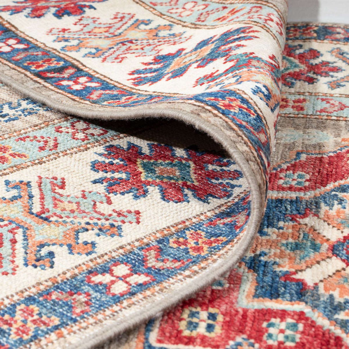 Runner Ziegler Carpet - Kazak - 317 x 81 cm - ljusgrå
