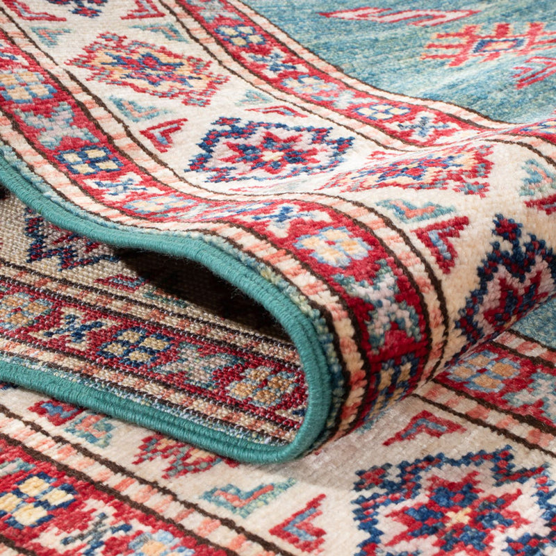 Runner Ziegler Carpet - Kazak - 303 x 80 cm - turkos