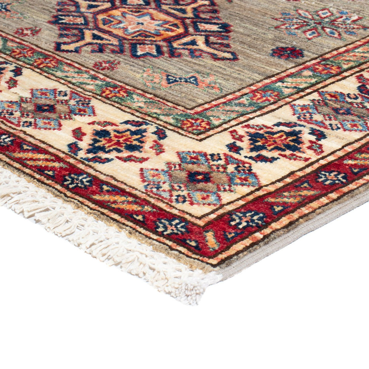 Runner Ziegler Carpet - Kazak - 301 x 81 cm - ljusbrun