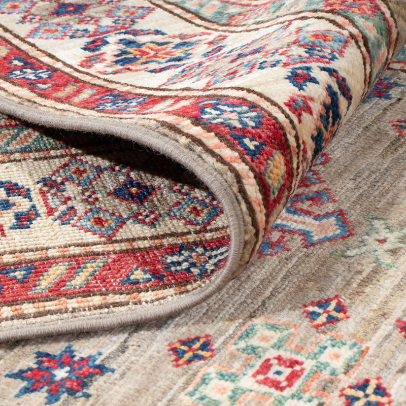 Runner Ziegler Carpet - Kazak - 301 x 81 cm - ljusbrun