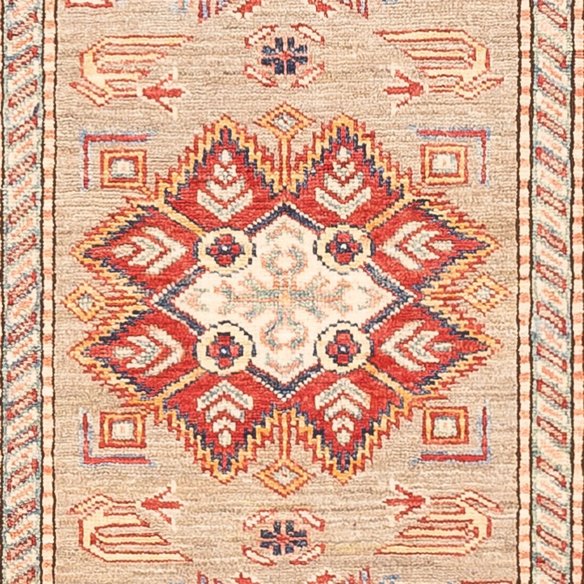 Runner Ziegler Carpet - Kazak - 293 x 81 cm - mörk beige