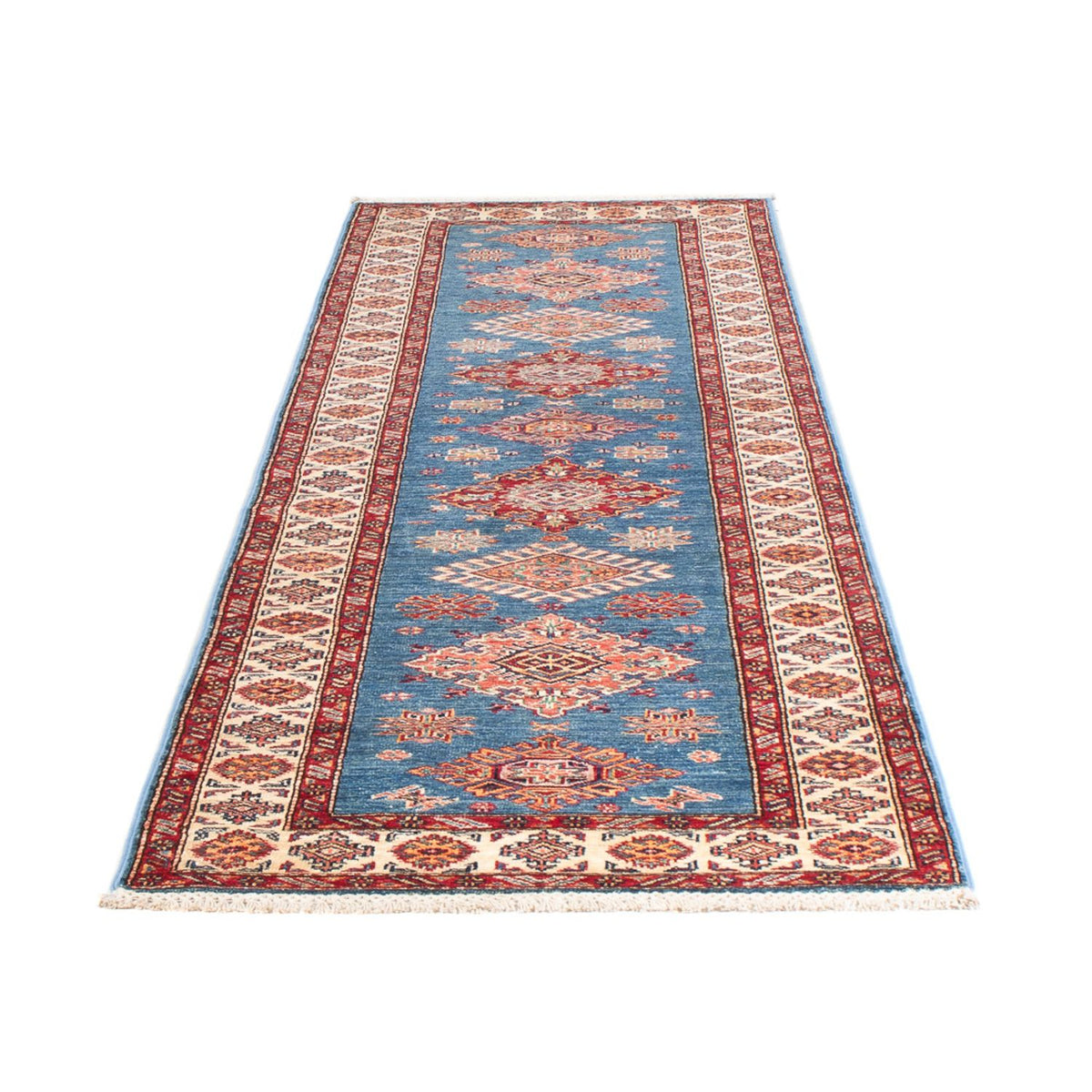 Runner Ziegler Carpet - Kazak - 305 x 79 cm - blå