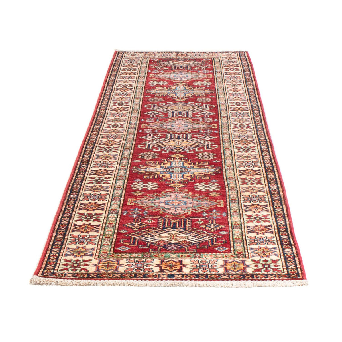 Runner Ziegler Carpet - Kazak - 302 x 81 cm - röd