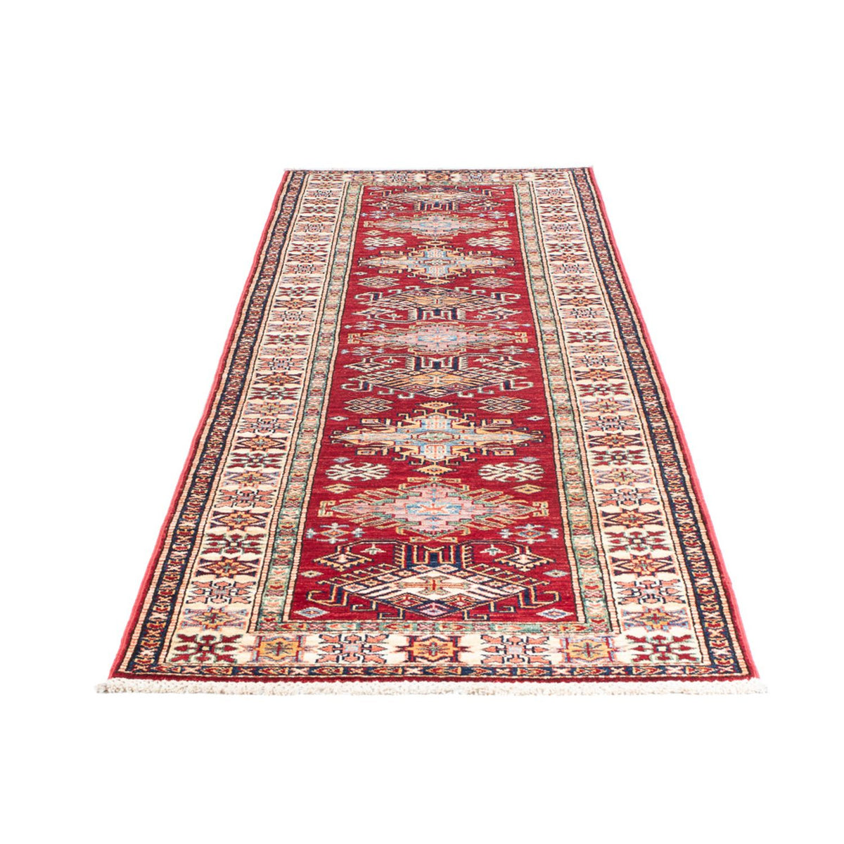 Runner Ziegler Carpet - Kazak - 305 x 82 cm - röd