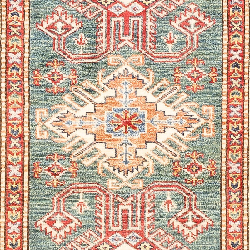 Runner Ziegler Carpet - Kazak - 297 x 78 cm - grön