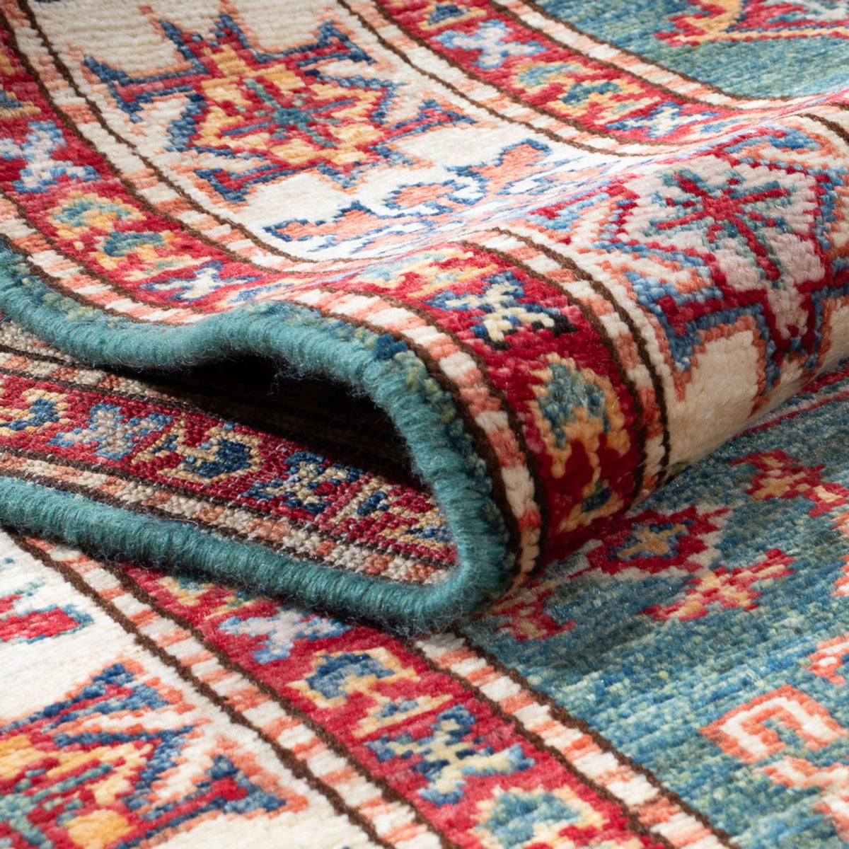 Runner Ziegler Carpet - Kazak - 298 x 81 cm - grön