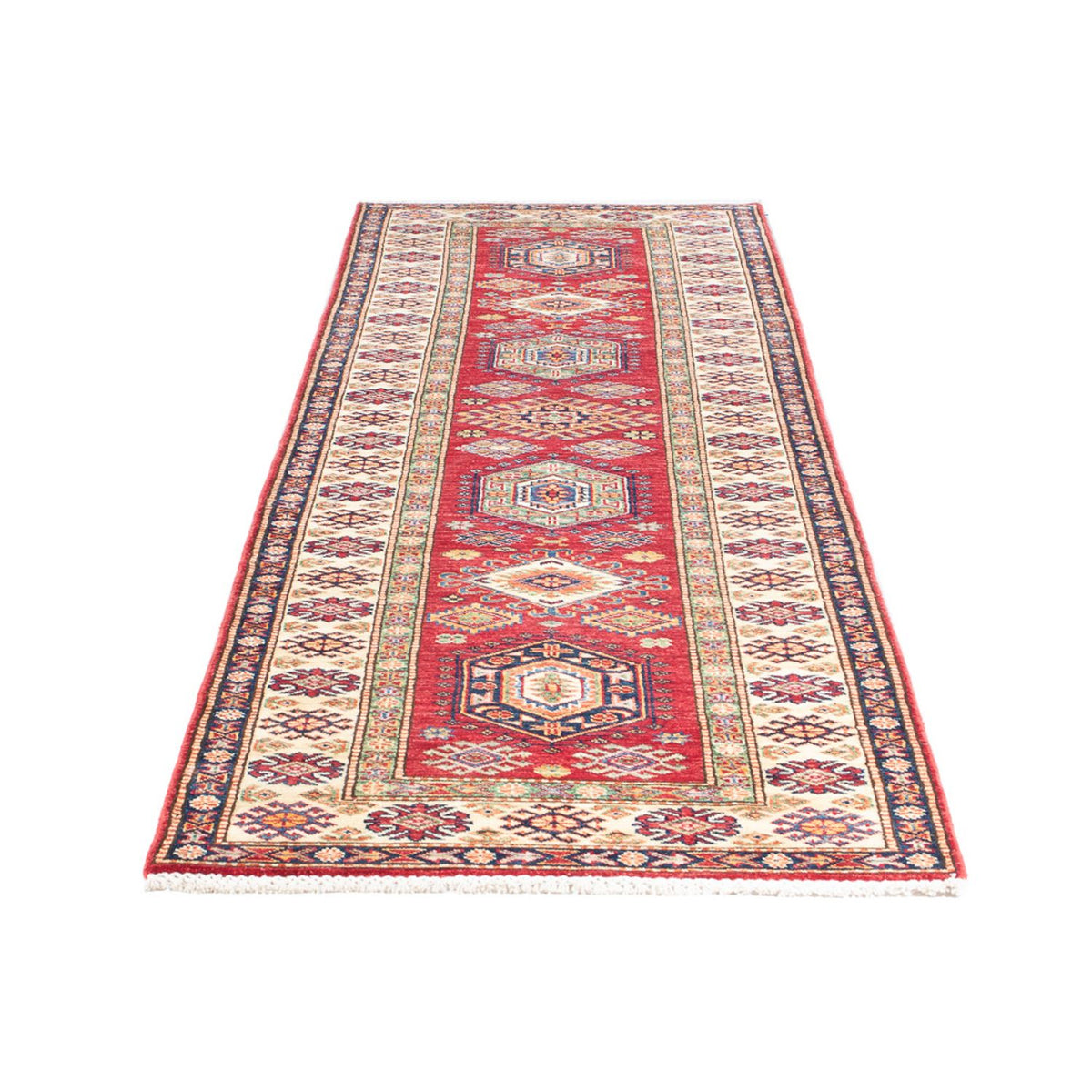 Runner Ziegler Carpet - Kazak - 305 x 77 cm - röd