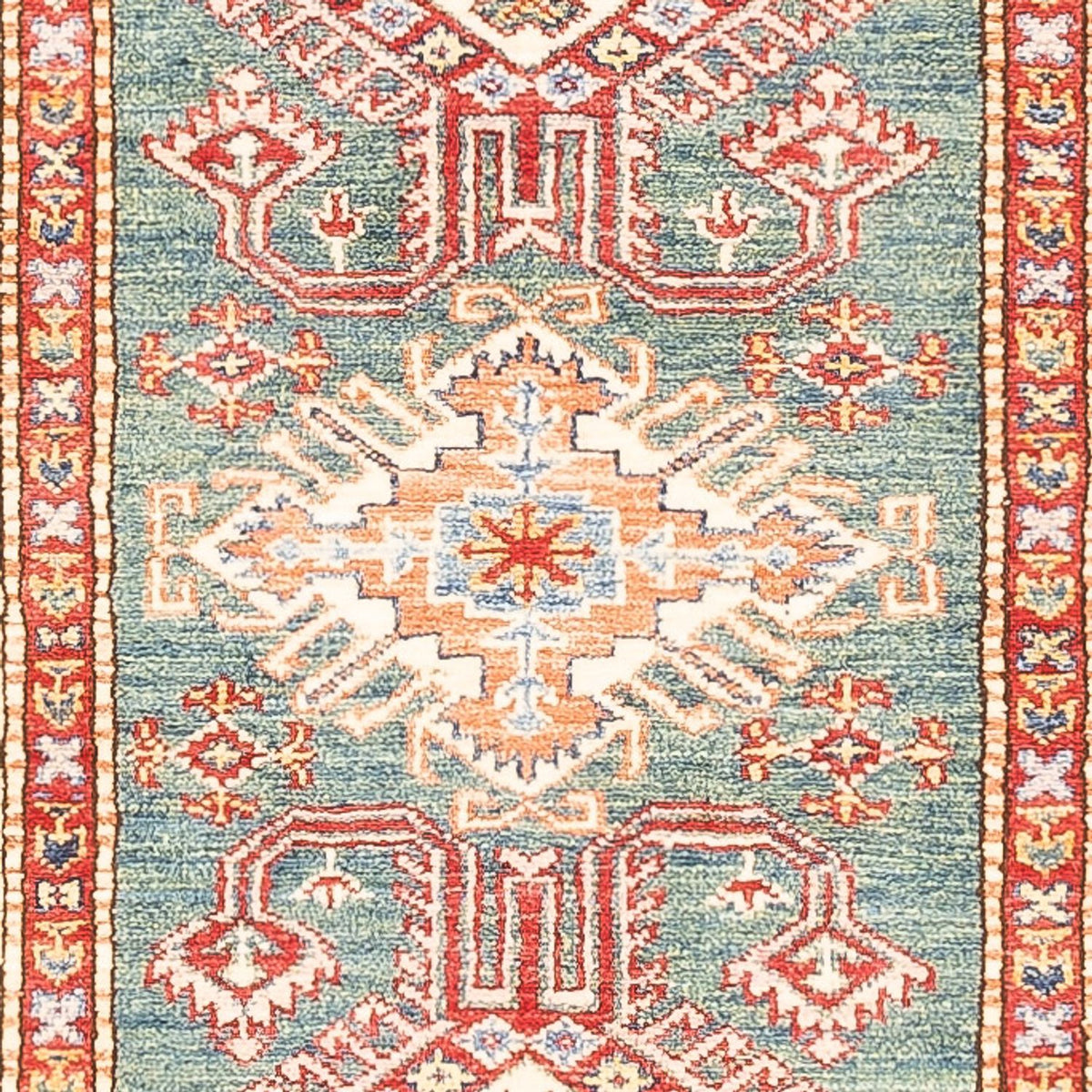 Runner Ziegler Carpet - Kazak - 298 x 79 cm - grön