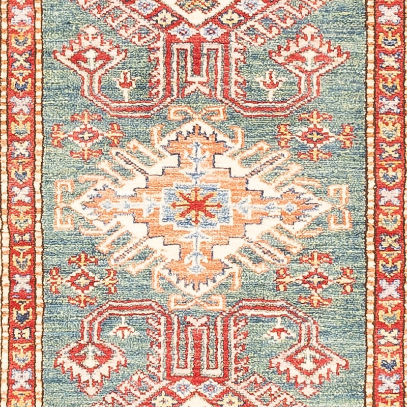 Runner Ziegler Carpet - Kazak - 298 x 79 cm - grön