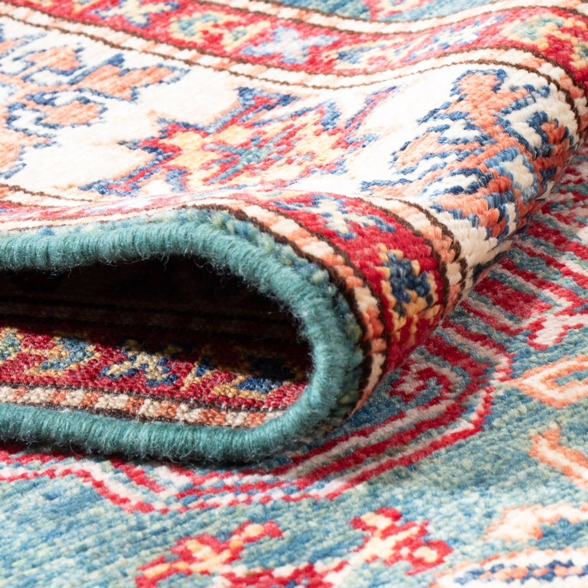 Runner Ziegler Carpet - Kazak - 298 x 79 cm - grön