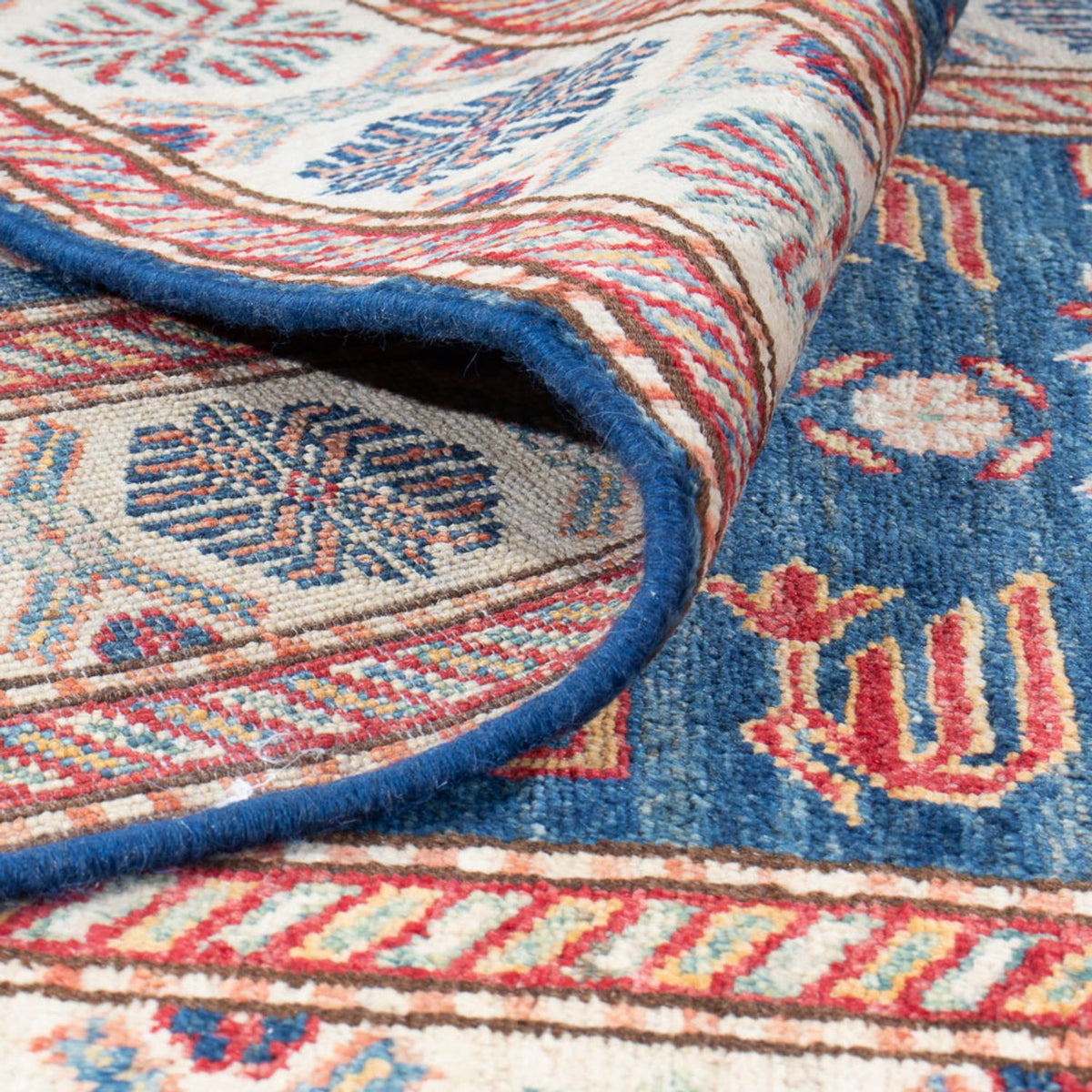 Runner Ziegler Carpet - Kazak - 299 x 84 cm - blå