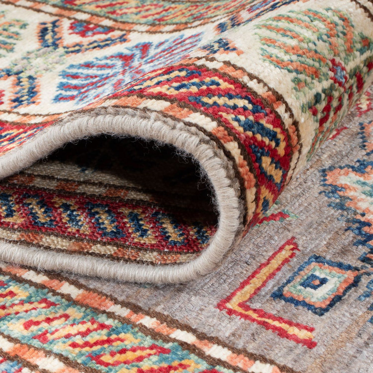 Runner Ziegler Carpet - Kazak - 293 x 83 cm - mörk beige