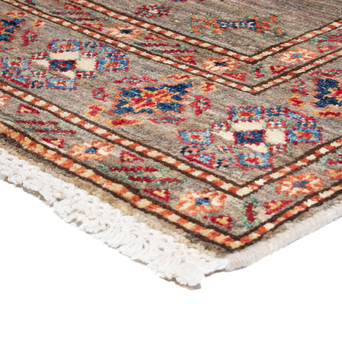 Runner Ziegler Carpet - Kazak - 297 x 79 cm - mörk beige