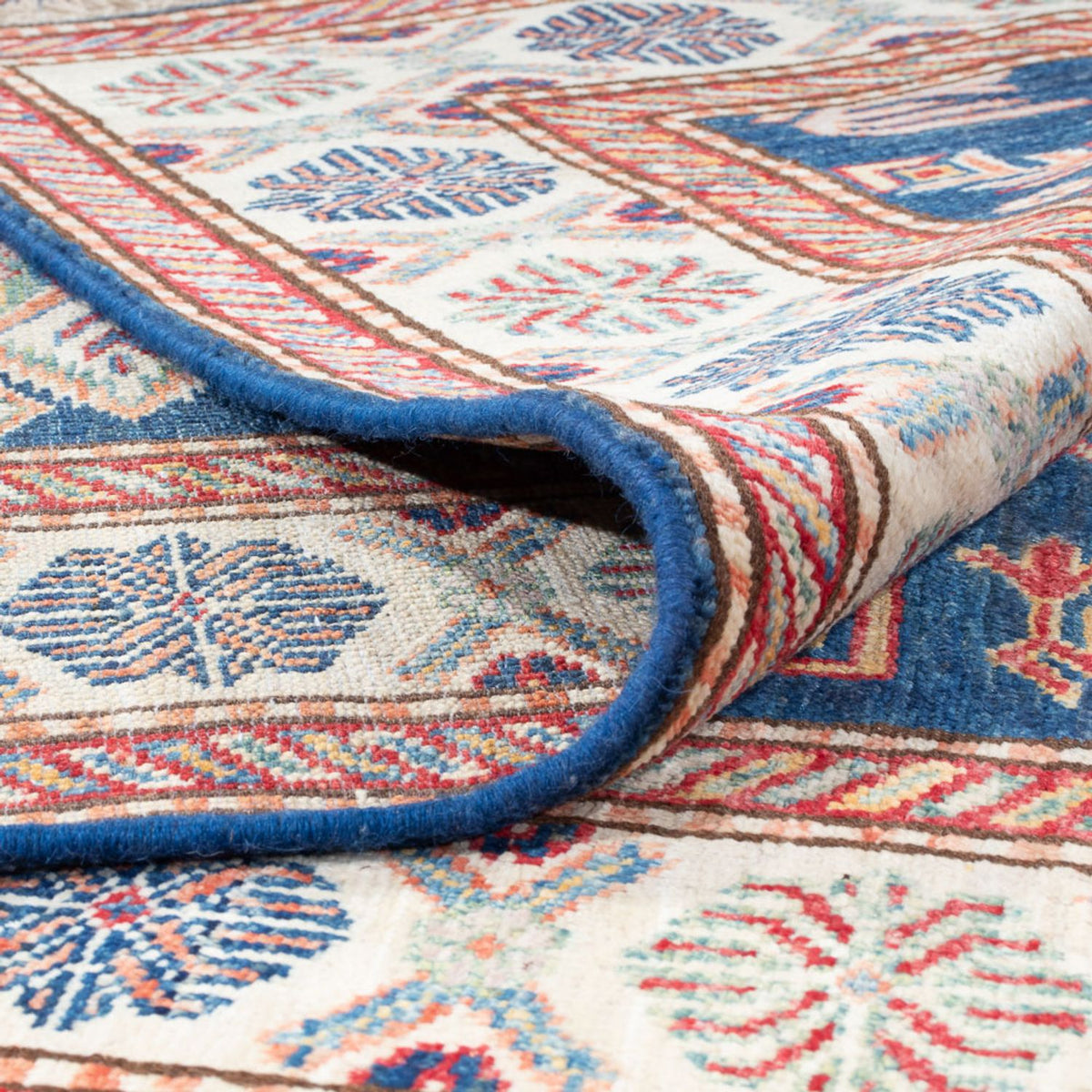 Runner Ziegler Carpet - Kazak - 302 x 84 cm - blå