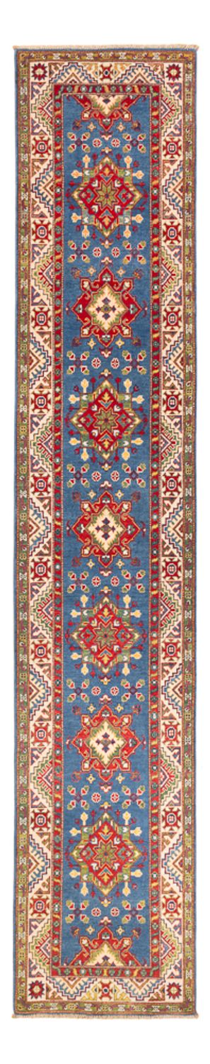 Runner Ziegler Carpet - Kazak - 403 x 78 cm - mörkblå