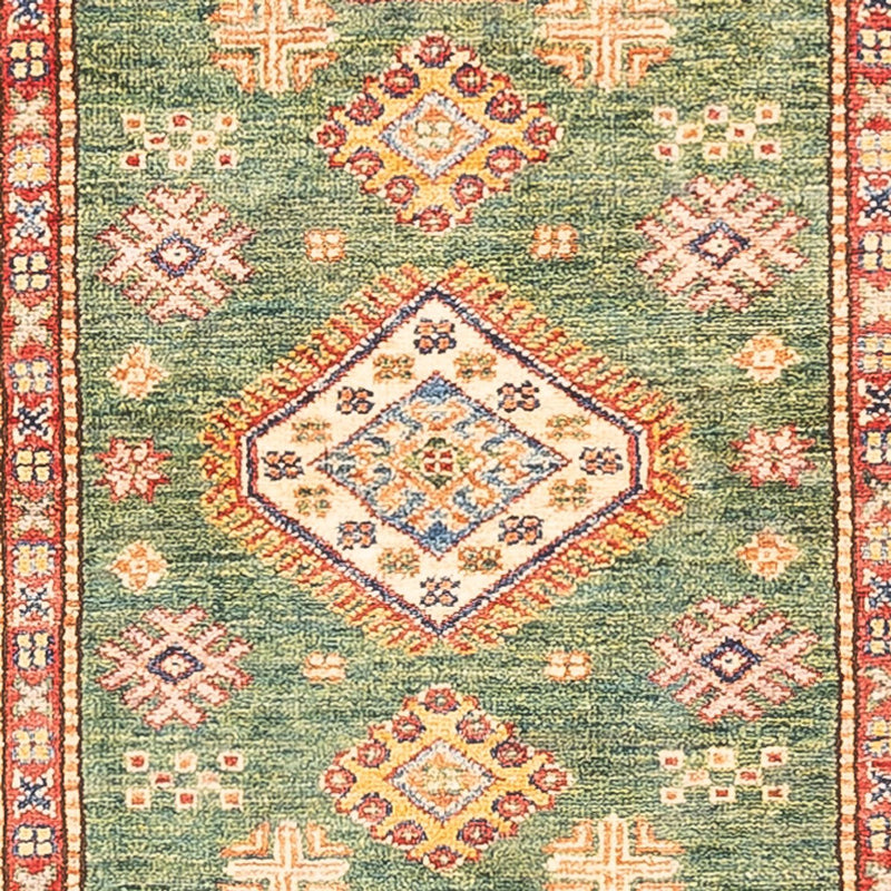 Runner Ziegler Carpet - Kazak - 295 x 76 cm - grön