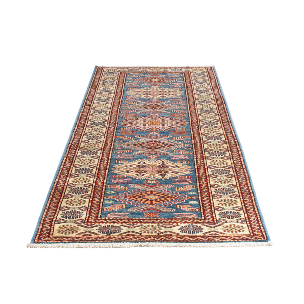 Runner Ziegler Carpet - Kazak - 294 x 83 cm - blå