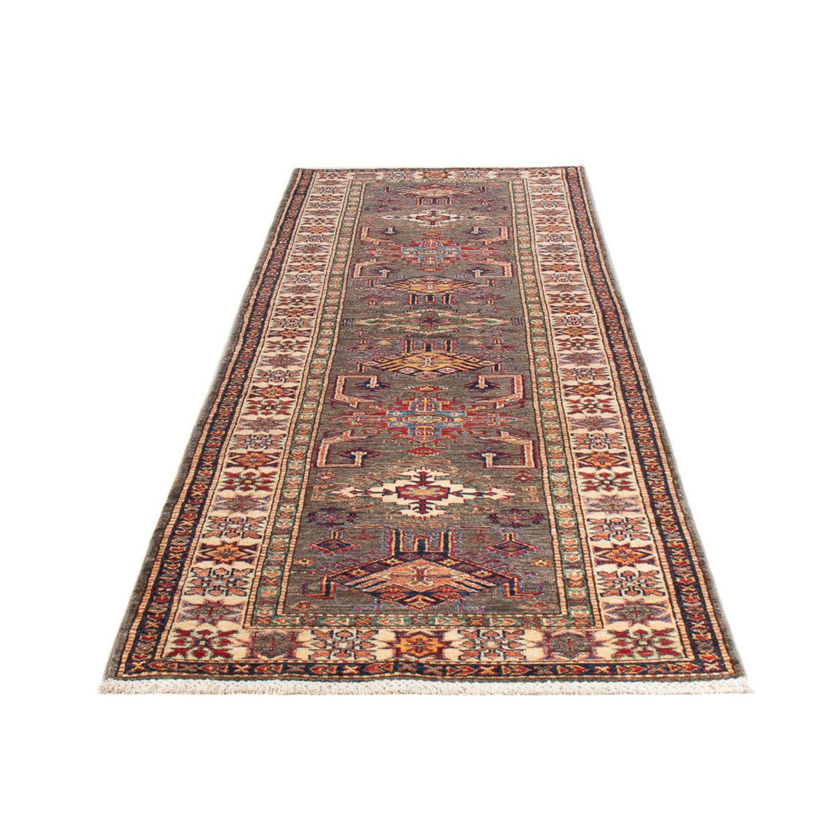 Runner Ziegler Carpet - Kazak - 308 x 80 cm - mörk beige