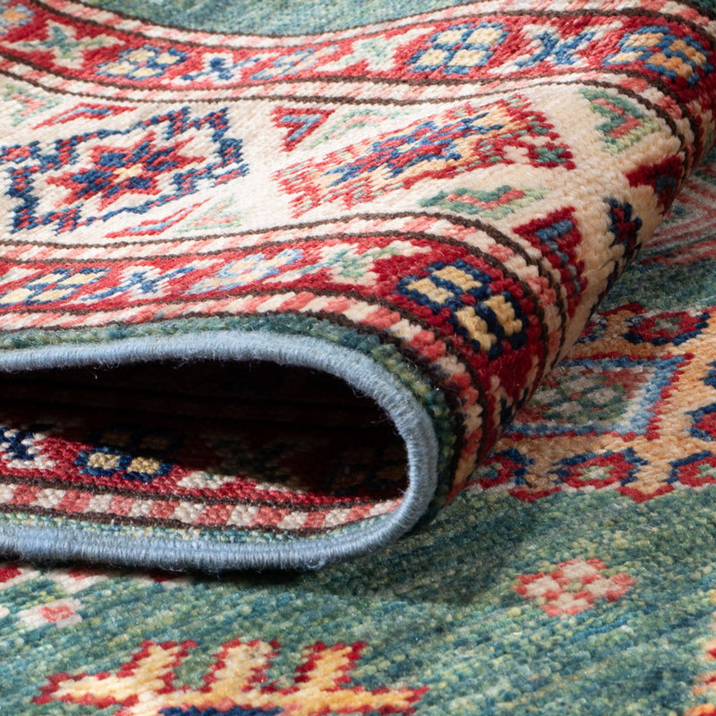 Runner Ziegler Carpet - Kazak - 302 x 78 cm - grön