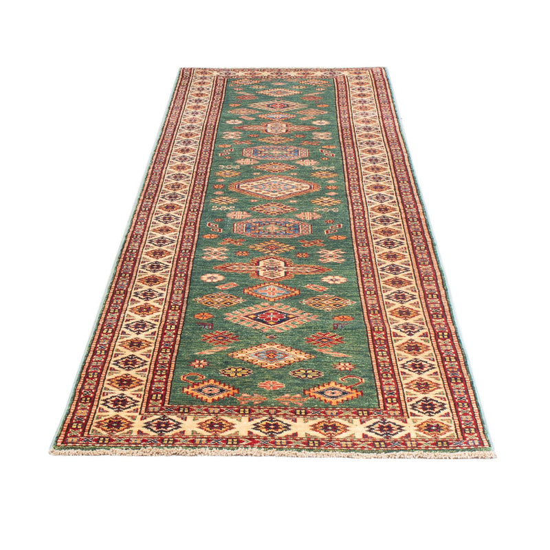 Runner Ziegler Carpet - Kazak - 302 x 78 cm - grön