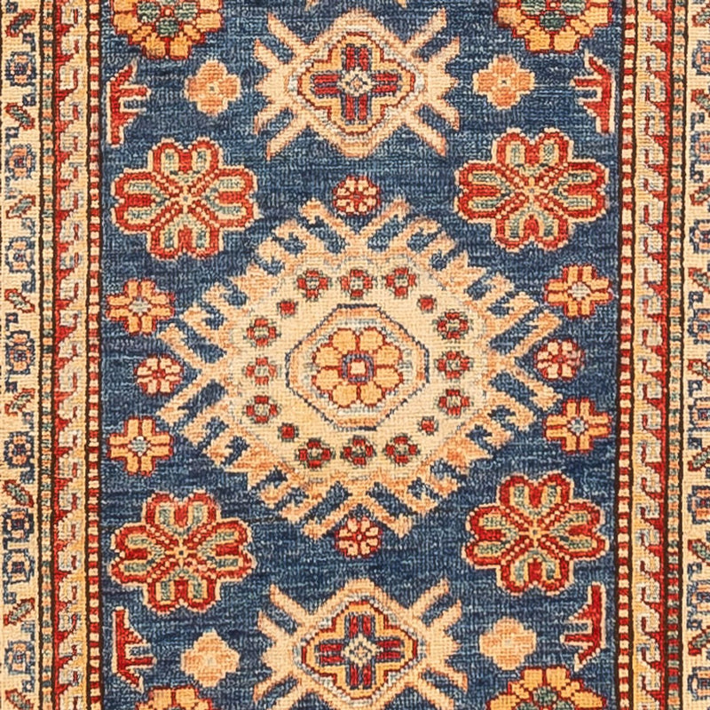 Runner Ziegler Carpet - Kazak - 304 x 80 cm - mörkblå
