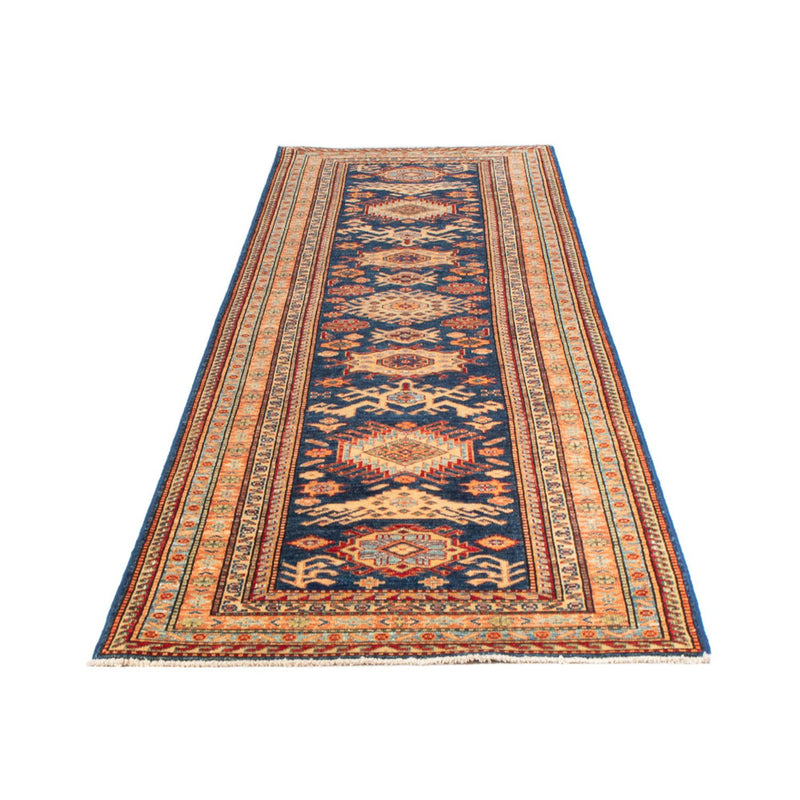 Runner Ziegler Carpet - Kazak - 304 x 80 cm - mörkblå