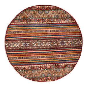 Ziegler Carpet - Shal runt  - 199 x 202 cm - flerfärgad