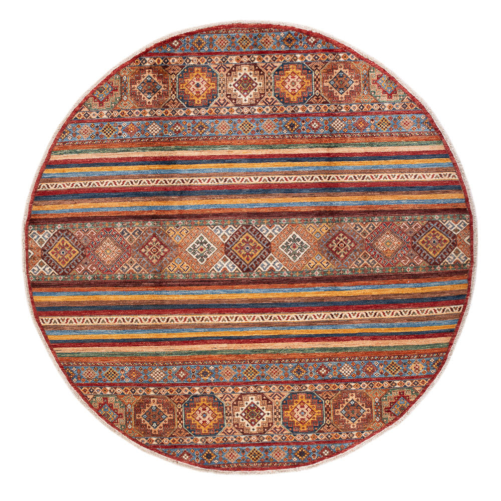 Ziegler Carpet - Shal runt  - 200 x 206 cm - flerfärgad