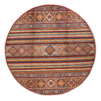 Ziegler Carpet - Shal runt  - 200 x 206 cm - flerfärgad